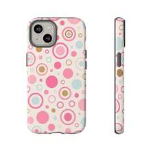 1 funda de teléfono de moda no incluye cordón ni soporte. Funda con diseño de círculos retro Y2K, diseño colorido de infancia, cubierta protectora resistente para 17 16 Plus 15 Proamx Pro 14 13 12 11 y S25 S24 S23 Ultra Fe, protección de doble capa resistente a impactos. - Colores mezclados - Ver 6