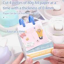 4-In-1 Inside Corner Punch And Trimmer - R4/R7/R10 Mm For Card Making, Scrapbooking, Gift Wrapping, Stickers, Photos And DIY Laminating