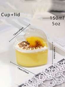 塑料甜点杯，适用于派对开胃菜、酸奶芭菲、迷你甜点、慕斯、布丁、水果、果冻、芝士蛋糕和冰淇淋，方形塑料杯，芝士蛋糕杯，圣诞派对、生日派对、婚礼派对用品 - 彩色 - 查看 10