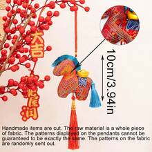 2026 Zodiac Horse Hanging Ornament, Auspicious Horse Decoration, Lunar New Year Home Decor, Chinese New Year Party Favor, Office Desk Gift, Spring Festival Decoration, Car Window Hanging Accessory