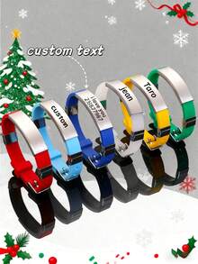 This Wristband Supports Printing Of Exclusive Names And Numbers, Features An Adjustable Style, And Is Very Suitable For Teenagers To Wear. - Multicolor - View 7
