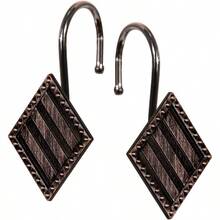 Shower Curtain Rings - Bronze - View 2