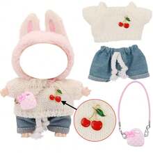 Conjunto de ropa: Suéter y Jeans, incluye bolsa accesorio linda (Muñeca no incluida), Mercancía - Multicolor - Ver 13