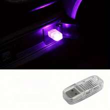 1pc USB Powered Car Atmosphere Neon Light - Car Touch Lamp, Sound Activated Multicolor Decorative Light, 20+ Effects, Non-Waterproof, Easy Installation, Suitable For Most Vehicles, No Battery Required - Multicolor - View 4