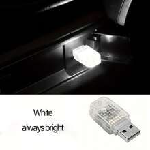 1pc USB Powered Car Atmosphere Neon Light - Car Touch Lamp, Sound Activated Multicolor Decorative Light, 20+ Effects, Non-Waterproof, Easy Installation, Suitable For Most Vehicles, No Battery Required - Multicolor - View 8