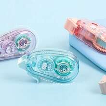 1-12Pcs Double-Sided Adhesive Dots Glue Tape, Acid Free & Archival-, DIY Scrapbooking Collage Photo Album School Stationery Supplies Roller Tape,Permanent Tape Roller Tape Runner, Perfect For Adhesive Tape Dispenser For Crafts And Scrapbooking - Multicolor - View 8