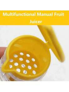 This 2025 New Manual Spiral Juicer Is A Portable Lemon Juicer With A Faucet And Lid, Very Suitable For Making Cocktails And Cooking. - Multicolor - View 6