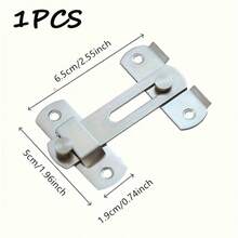 Heavy Duty Barn Door Lock Kit - 180°/90° Flip Sliding Latch & Door Lock, Easy Install For Barn Doors,Pet Doors, Bathrooms, Sliding Doors, Garage & Cabinets - Black - View 17