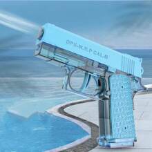1set 1911 Children's Water Gun Toy,Water Gun Automatic Chambering Manual Continuous Firing Ultra Long Range, Summer Outdoor Water Spray Gun, Amusement Park Water Gun , Outdoor Beach And Beach Water Amusement Gun, Holiday Gift, 1911 Water Gun, Summer Outdoor Water Spray Gun, Amusement Park Water Gun - Multicolor - View 6