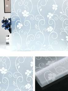 Frosted Glass Window Film, Anti-Peeping Privacy Window Sticker For Bathroom, Shower Room, Transparent - Multicolor - View 7