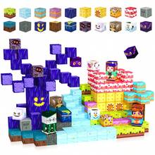 Blocchi magnetici per costruzioni di Ognissanti, gioco di impilamento di mostri orrore, regalo figo per feste per bambini, giocattoli dolcetto o scherzetto per ragazzi e ragazze - Multicolore - Visualizzare 1