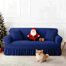 3pcs Sofa Cover Includes 1 Seater, 2 Seater And 3 Seater Sets Sofa Slipcover Set For Couch Cushion Durable Washable High Elastic Stretchable Furniture Couch Covers With Skirt For Sofa Loveseat Arm Chair