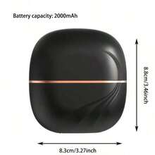 Mini Prancha de Cabelo Portátil, Bateria de 2000mAh, Ideal para Viagens, 3 Configurações de Temperatura e Placas de Aquecimento em Cobre; Crie Penteados Lisos, Ferramenta de Modelagem | Design Moderno e Elegante