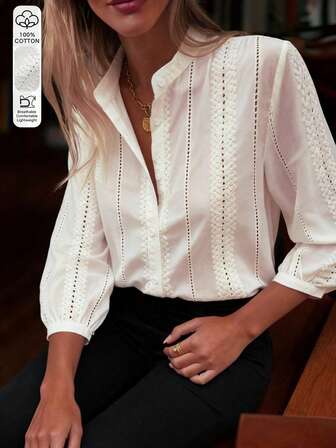 女性用フロントボタン ルーズ カジュアル エレガント バケーション ウェディング 長袖 ビジネスミーティング シャツ、レトロ風 女性秋用 プロフェッショナルシャツ、ボタンアップシャツ、女性春用エレガントシャツ、女性パーティーシャツ、女性カジュアルシャツ