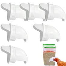 四口自动喂鸡器,包含4个塞子和1个开孔器,耐候可重复使用重力式喂鸡器套装,适用于水桶、圆桶、箱子、食槽等。 - 彩色 - 查看 16