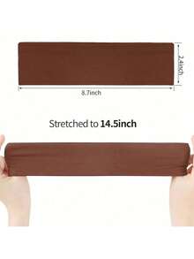 8-Pack Random Style Non-Slip Headbands - Women's Fashion Sports Headbands, Soft Fabric Elastic Headbands, Suitable For Exercise, Yoga, And Running Women's Hair Accessories - 彩色 - 查看 9