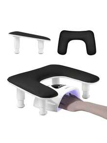 Apoio De Braço Profissional Para Manicure: Suporte De Mão Ajustável Em Formato De U Para Nail Art, Suporte Ergonômico Para Mãos E Pulsos Em Pu, Presente Perfeito De Natal E Dia Dos Namorados Para Manicures E Donas De Salões De Beleza. - Multicolorido - Ver 4