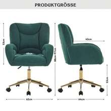 Home Office Chairs - Green - View 5