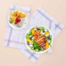 2/4/8pcs Super Absorbent Quick Dry Kitchen Towels, Ultra Soft Microfiber, Durable & Machine Washable, Checkered Pattern - Ideal For Kitchen, Bathroom, Home Decor, Weddings And Valentine's Day, Unique Gift For Family And Friends - Multicolor - View 7
