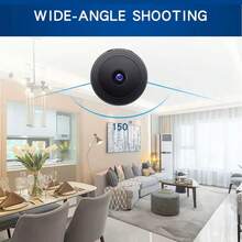 1pc/2pcs WiFi Camera With Built-In Microphone, Portable Camera, USB Rechargeable, Motion Sensor, Sports DV Monitoring Function, Night Vision Security Monitoring, Suitable For Home Pet Safety Video Monitoring, Indoor Surveillance Camera - Black - View 6