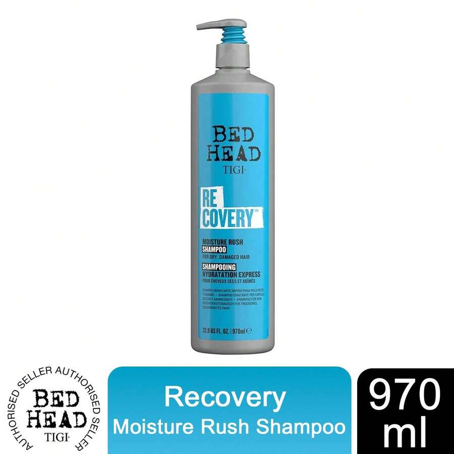 TIGI Bed Head Dầu gội dưỡng ẩm Bed Head By  Recovery 970ml - Dầu gội dưỡng ẩm cho tóc khô hoặc hư tổn, giúp tóc chắc khỏe và phục hồi, giảm gãy rụng, làm mượt tóc, cho mái tóc mềm mại, vào nếp và trông khỏe mạnh - Nhiều màu - Xem 1