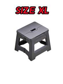 1pc Foldable Stool, Lightweight And Durable Plastic Material, Adjustable Height, Suitable For Home, Kitchen, Bathroom, Bedroom, Portable Outdoor Travel Fishing Chair, Non-Slip Multifunctional Small Bench, Easy To Store (Purchase Appropriate Size As Needed) - Multicolor - View 14