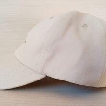 Happy Cap In Simple Unisex Baseball Embroidered Curved Brim Casual Premium Cotton - Beige - View 5