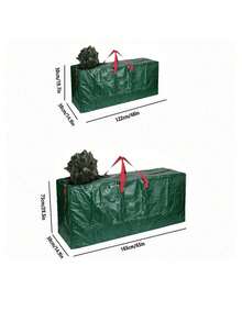 1个大型圣诞树收纳袋，可容纳高达9英尺的拆卸圣诞树，尺寸：高30英寸 x 宽15英寸 x 长65英寸，防水耐用，时尚双拉链设计，配有结实提手。适用于万圣节、圣诞节、生日、秋季装饰、婚礼礼盒/礼物、圣诞礼物等。