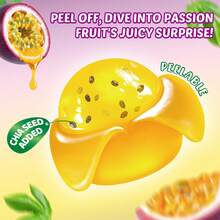AMOS Peelerz Passion Fruit Gummy Candy 85 G – Tropical Snack, Pre-Peeled Premium Passionfruit, Healthy Fibre Rich, Ready-To-Eat Fruit Pack - 1 Pack - View 3