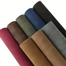 1 Roll High Quality PU Faux Suede Leather Sheet (7.1/12*53 Inches) - Fashionable And Innovative Crafting Fun, Suitable For Making Leather Earrings, Bows, And Handbag/Belt Designs - DIY Craft Material