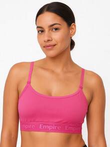 Kit Of 4 Women's Microfiber Sports Bras, Plain Fitness/Gym Tops - Nhiều màu - Xem 4