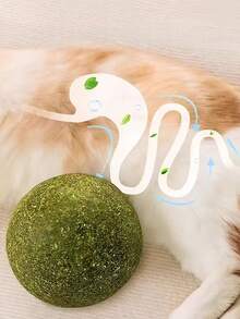 AOODOOM 3 Inch Giant Catnip Ball For Cats, Large Catnip Ball For Cats Indoor - Multicolor - View 4