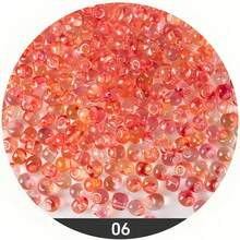 4毫米渐变玻璃珠，300颗双色水滴形玻璃珠，适合珠宝制作，20种颜色玻璃水晶珠，可用于DIY耳环、项链、手链。珠宝制作材料 - 2 Tones-300pcs - 查看 5