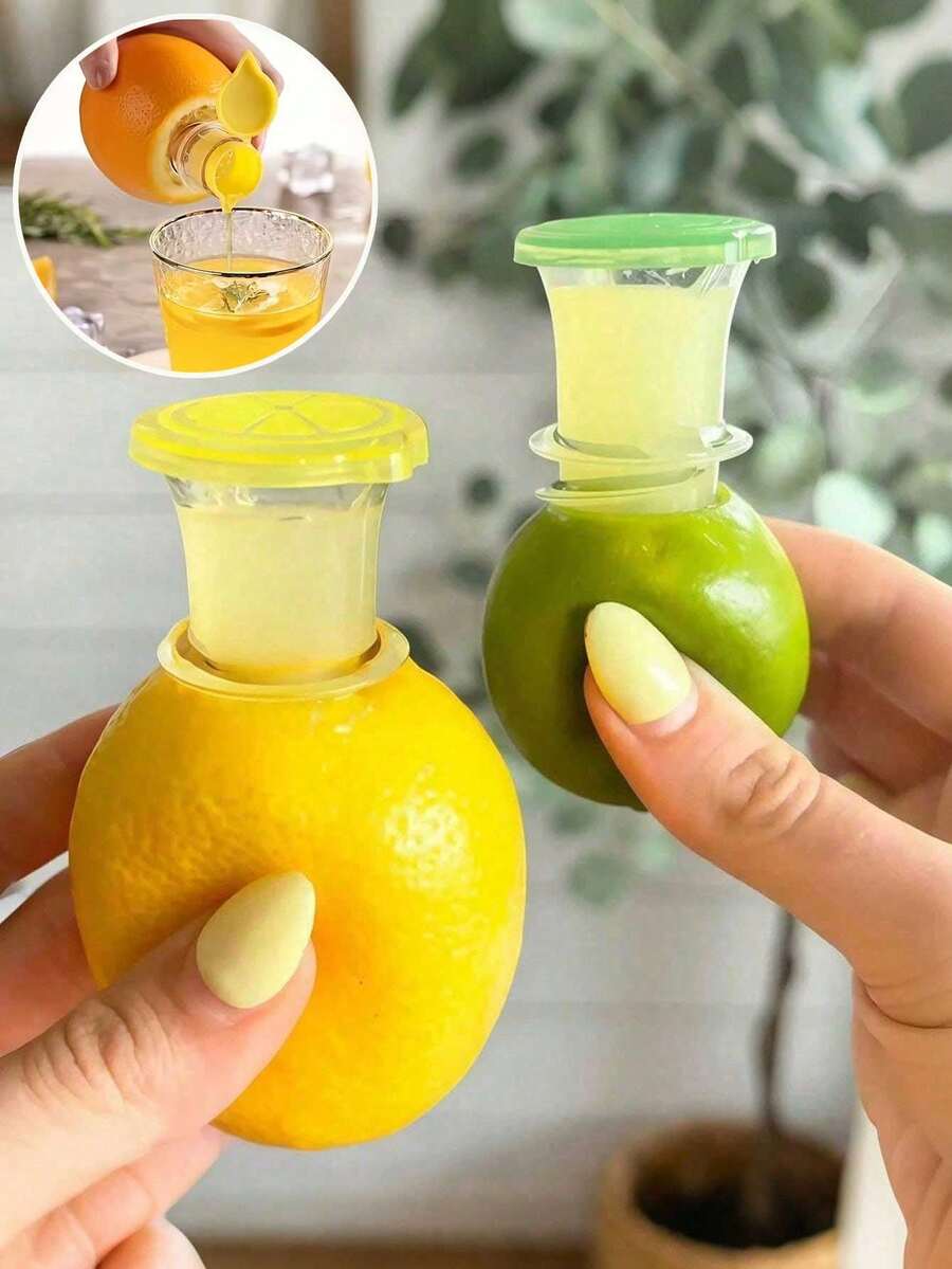 This 2025 New Manual Spiral Juicer Is A Portable Lemon Juicer With A Faucet And Lid, Very Suitable For Making Cocktails And Cooking.