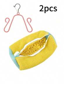 Slouchy Shoe Washing Bag For Washing Machine, Shoe Cleaning Bag, Laundry Bag, Shoe Protection, Chenille Mesh Net