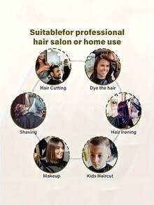 2件/1件专业美发围裙，可调节搭扣设计，耐用易清洗面料，适用于美发、烫发和染发；防水加厚披肩，适用于护发、烫发和洗发；超大号沙龙披肩式围裙 - 成人长度 - 彩色 - 查看 9