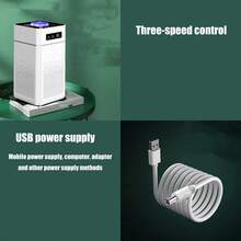 Home HEPA Air Purifier Large Room Air Cleaner For Allergies Smoke Mold Odor Dust - 白色 - 查看 10