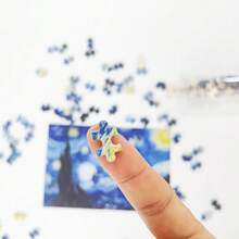 1-Pack Mini 300-Piece Puzzles, Starry Night Tiny Puzzle Set, Micro Piece Puzzle Games, Adult & Teen Puzzle Gift, Birthday Halloween Easter Christmas Holiday Gift, Fine Art Mini Puzzle Collection, Compact Puzzle Challenge, Premium Micro Puzzle Set, Advanced Puzzle Game, Holiday Gift For Adults & Teens - Multicolor - View 7