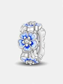 1pc Fashionable Flower & Butterfly Beaded Pendant, Suitable For Women's Bracelet/Bangle DIY Jewelry Making And Daily Outfit Matching, An Ideal Accessory For Girls - Beads - View 11