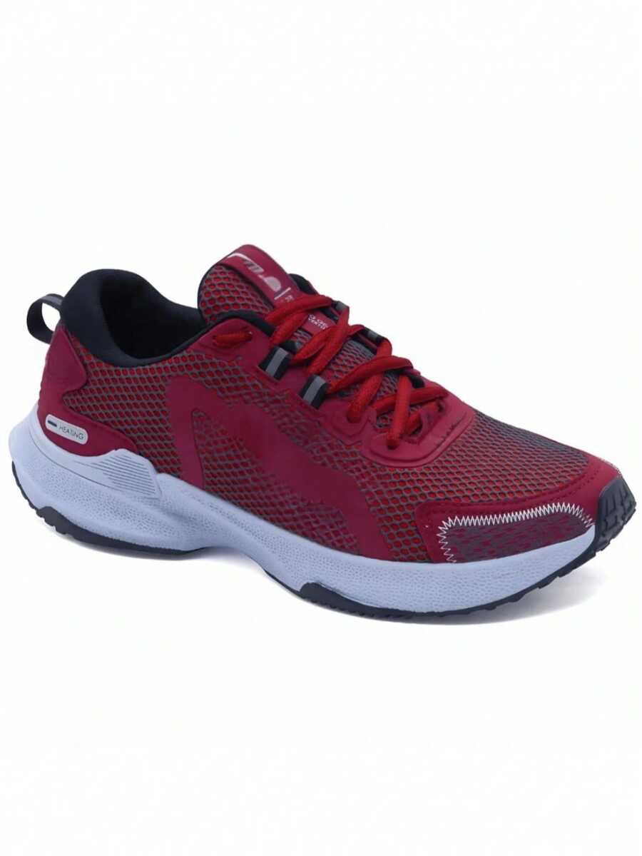 Men's FL Comfortable Sneakers For Walking, Gym And Everyday Use - Burgundy - View 1