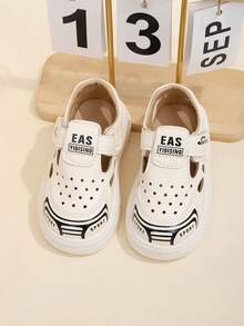 A Pair Of Unisex Summer Mesh Shoes For Children, Boys' Sports Sandals, Girls' Breathable Baby Sandals, Baby Walking Shoes Suitable For Summer - White - View 8