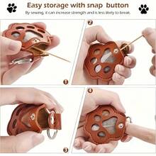 1 Stück Haustier-Haar-Sammel-Schlüsselanhänger, Katzen-/Hunde-Haar-Aufbewahrungstasche, Haustier-Haar-Sammel-Anhänger, beste Wahl zum Gedenken an Katzen und Hunde, Haustierzubehör, Haustier-Gedenken, Weihnachtsgeschenk - Verschiedenfarbig - Übersicht 3