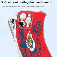 Funda para fan del  Guadalajara. Esta elegante funda es compatible con los modelos  16, 15, 14 Pro Max, 13, 12, 11, XR y XS Plus. Fabricada en silicona TPU, ofrece protección contra golpes y caídas, además de una sensación superior. Es un regalo ideal para familiares, amigos y seres queridos, y una opción perfecta para Navidad.funda de ,  funda de  16, Navidad,  fundas de , funda de  15,  17 Pro Max - transparente - Ver 5