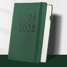 2026-2028三年月历计划本（1月至12月），软封面，带弹性笔套，12个月显示，英文版，适合注重条理且追求时尚的成年人，可用于日记写作|简约设计|易于保养的装订 - 彩色 - 查看 17