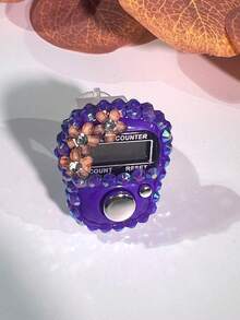 New Portable Finger Tally Counter With Flower Dot, Handheld Counter For Muslim Daily And Festival Occasions - Multicolor - View 25