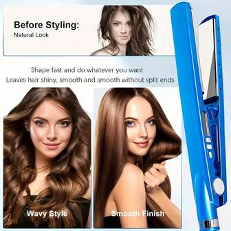 二合一直发器，轻松打造您想要的时尚美发造型，是送给女性的理想礼物。