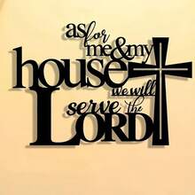 1件金属十字架墙饰牌匾，适用于家居、卧室、客厅、办公室、咖啡厅、房间装饰、桌面摆件、户外花园、情人节、新年派对用品