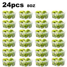 12/24Pcs Plastic Storage Containers With Lids - Reusable Food Containers For Home & Business - Microwave & Freezer Friendly - Dishwasher - Secure & Tight Fitting Covers - Multicolor - View 18