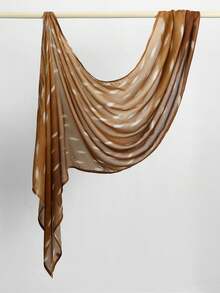 1pc Women's Fashion Bohemian Style Ombre Deer Print Hijab, Autumn/Winter Street Style Scarf, Suitable For Daily Wear, All Season