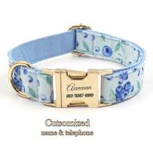 Collare personalizzato per cani, può stampare nome e numero di telefono - Collare per animali domestici con motivo floreale/a frutti carino, collare identificativo personalizzato per animali domestici - Collare per cani personalizzato (nome e numero di telefono personalizzabili) - Collare per animali domestici con motivo carino adatto per cani piccoli/grandi, collare identificativo - Multicolore - Visualizzare 41